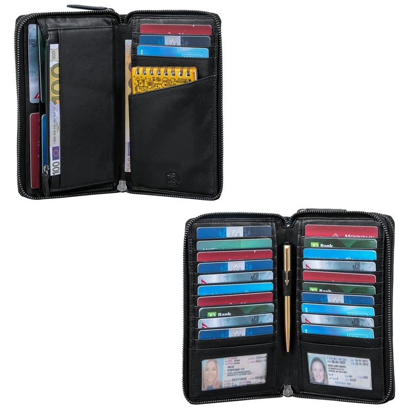 "Kieran" Reisebrieftasche Leder