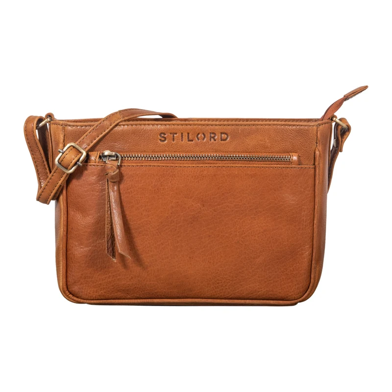 "Lilia" 2-in-1 Umhängetasche Damen Leder Kleine Handtasche elegant