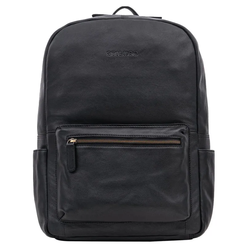 "Quincy" Lederrucksack mit Laptop-Fach 14 - 16 Zoll groß Leder Unisex