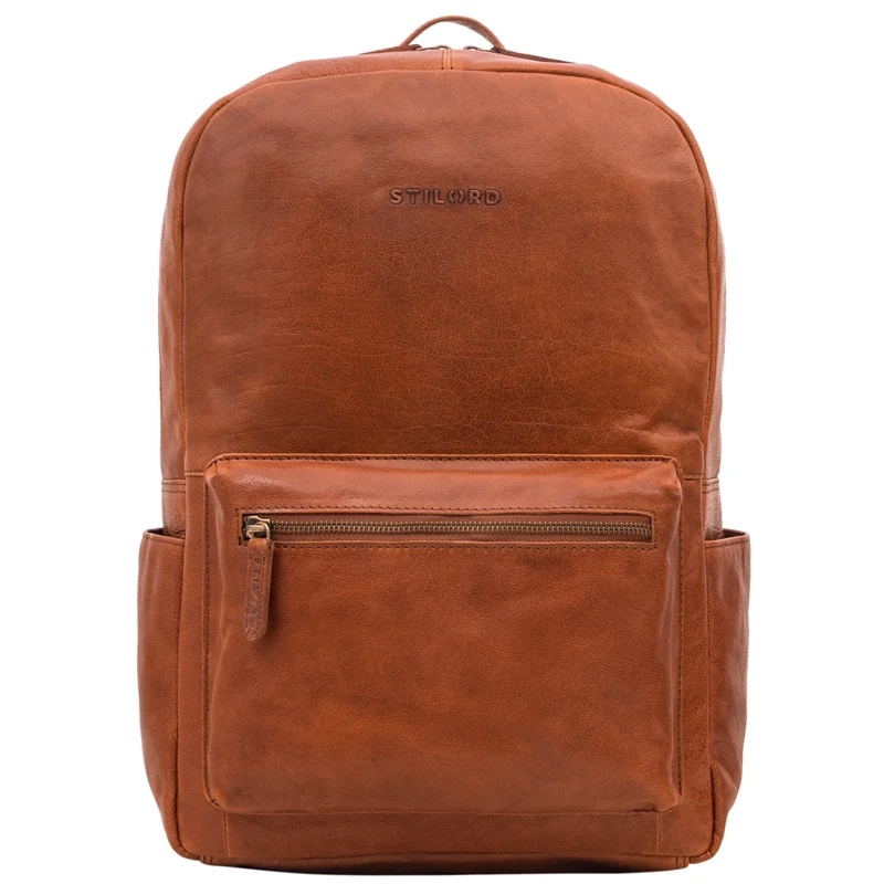 "Quincy" Lederrucksack mit Laptop-Fach 14 - 16 Zoll groß Leder Unisex