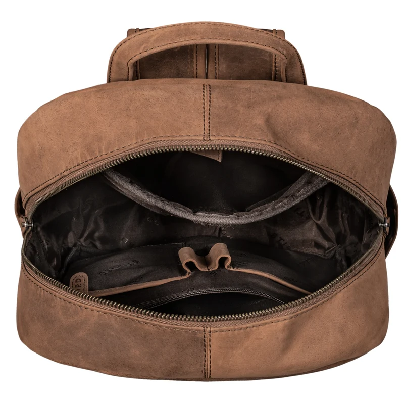 "Quincy" Lederrucksack mit Laptop-Fach 14 - 16 Zoll groß Leder Unisex