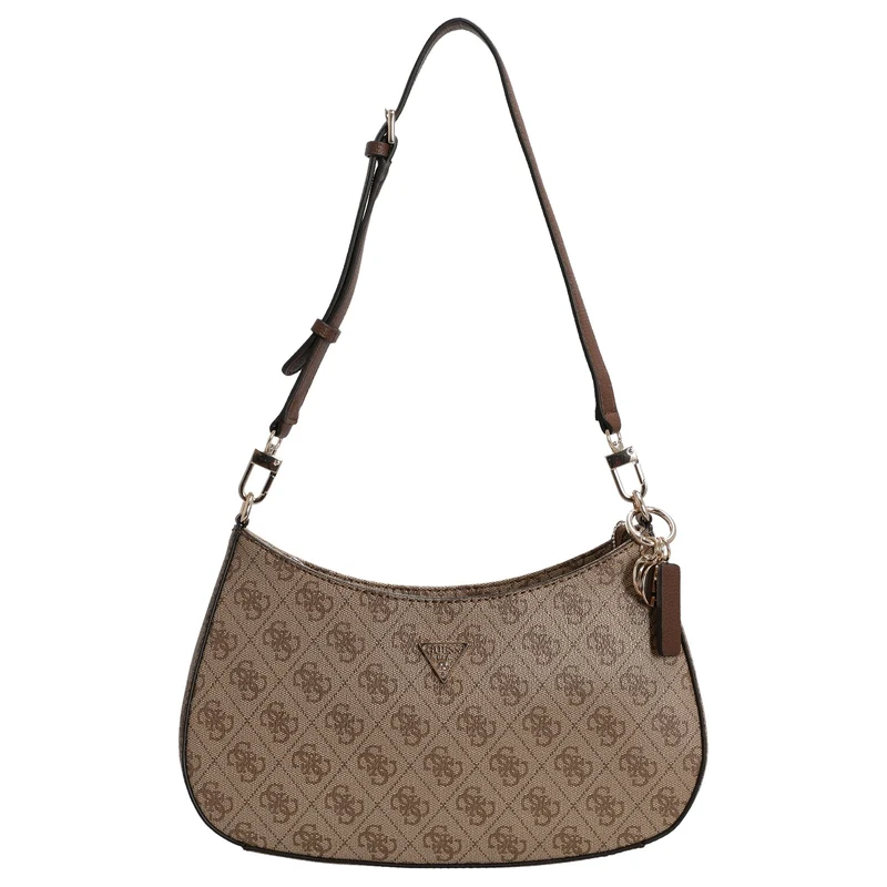 Guess Noelle II Top Zip - Schultertasche 28 cm (latte logo/brown)
