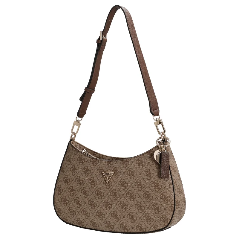Guess Noelle II Top Zip - Schultertasche 28 cm (latte logo/brown)