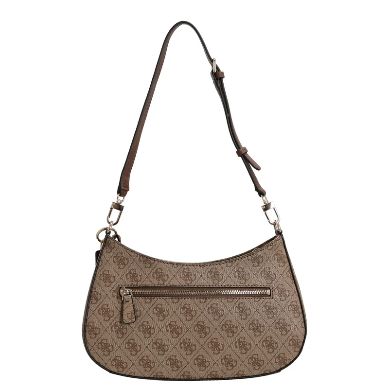 Guess Noelle II Top Zip - Schultertasche 28 cm (latte logo/brown)