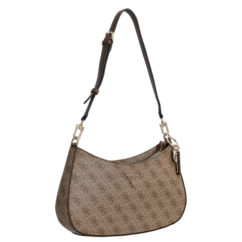 Guess Noelle II Top Zip - Schultertasche 28 cm (latte logo/brown)