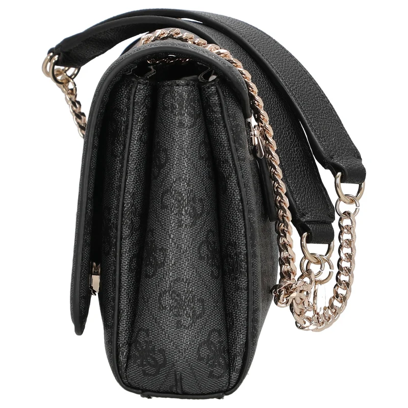 Guess Noelle II Convertible Xbody Flap - Umhängetasche 24 cm (coal logo)