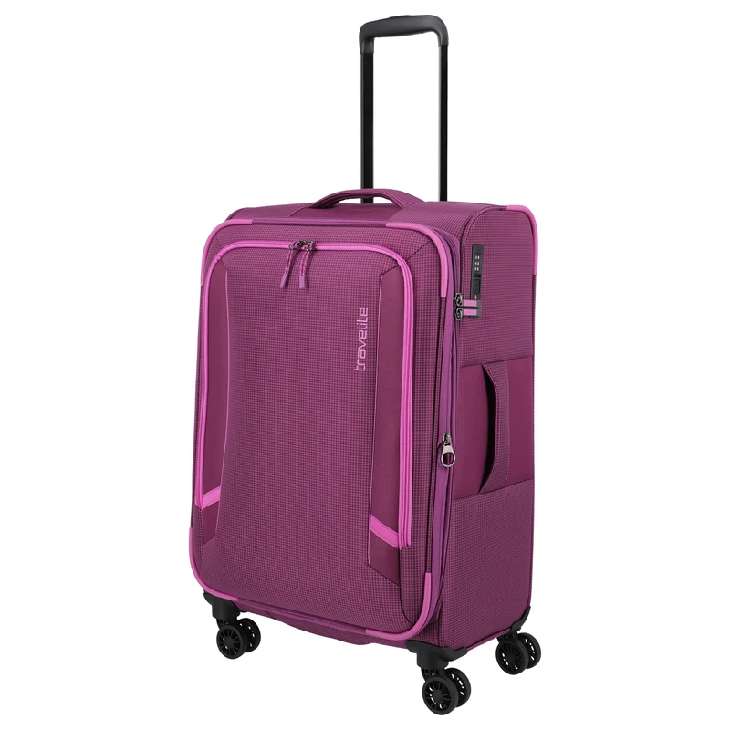 Travelite Corsiica - 4-Rollen-Trolley Set 4tlg. erw. (pink)