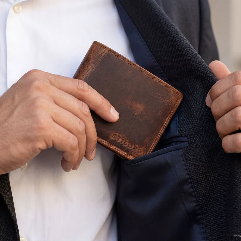 "Lunis" Leder Geldbörse RFID Herren