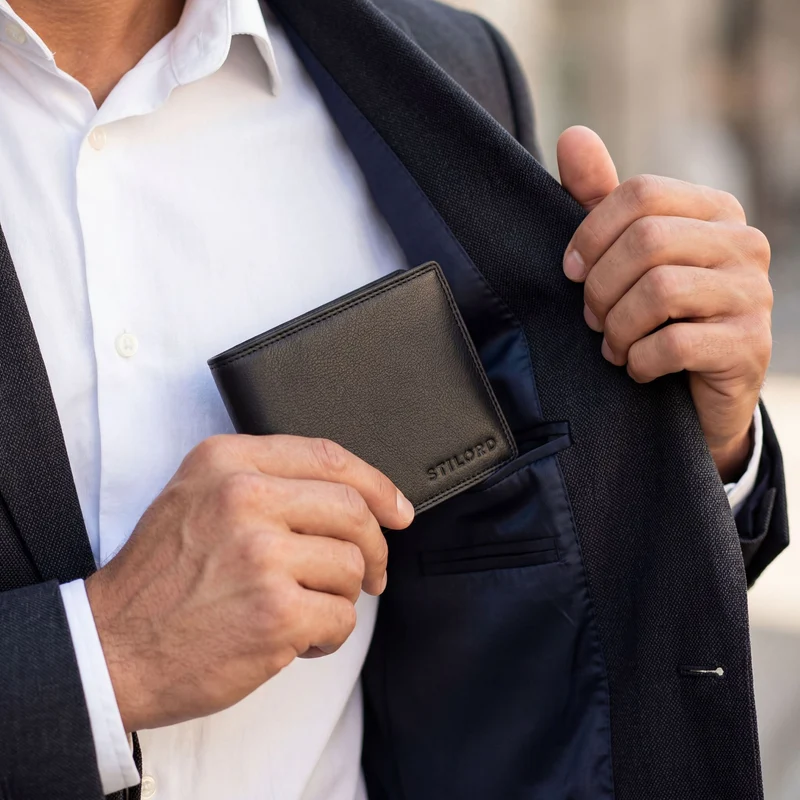 "Lunis" Leder Geldbörse RFID Herren