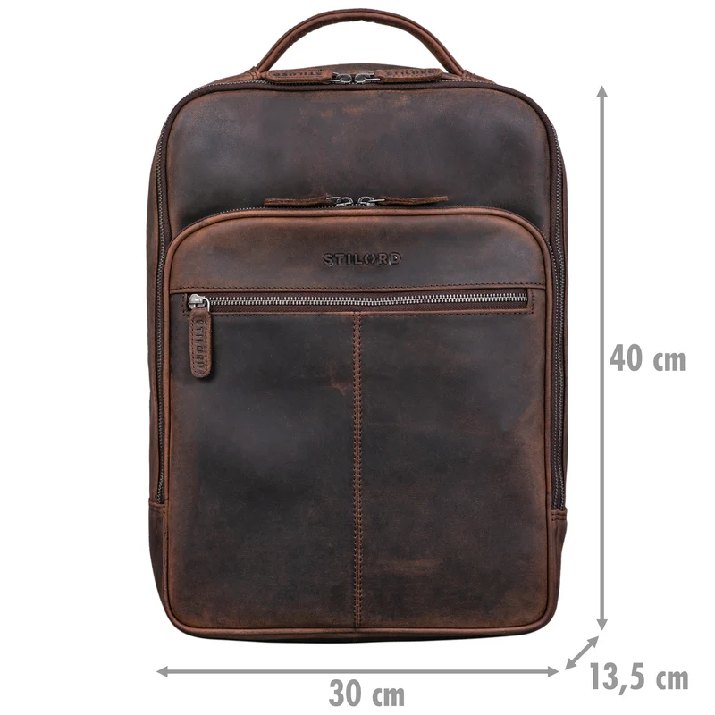 "Pietro" Business Lederrucksack Groß