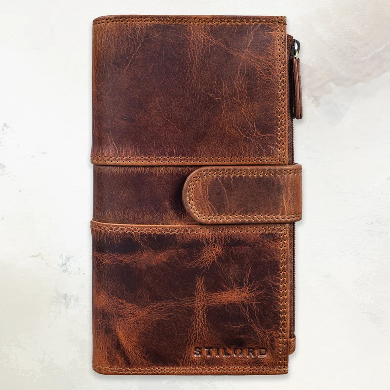 "Alyssa" Portemonnaie Handy Leder Damen