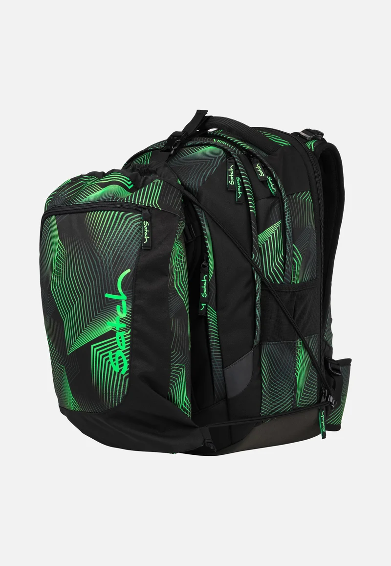 Match Plus Seismic Green - Schulranzen