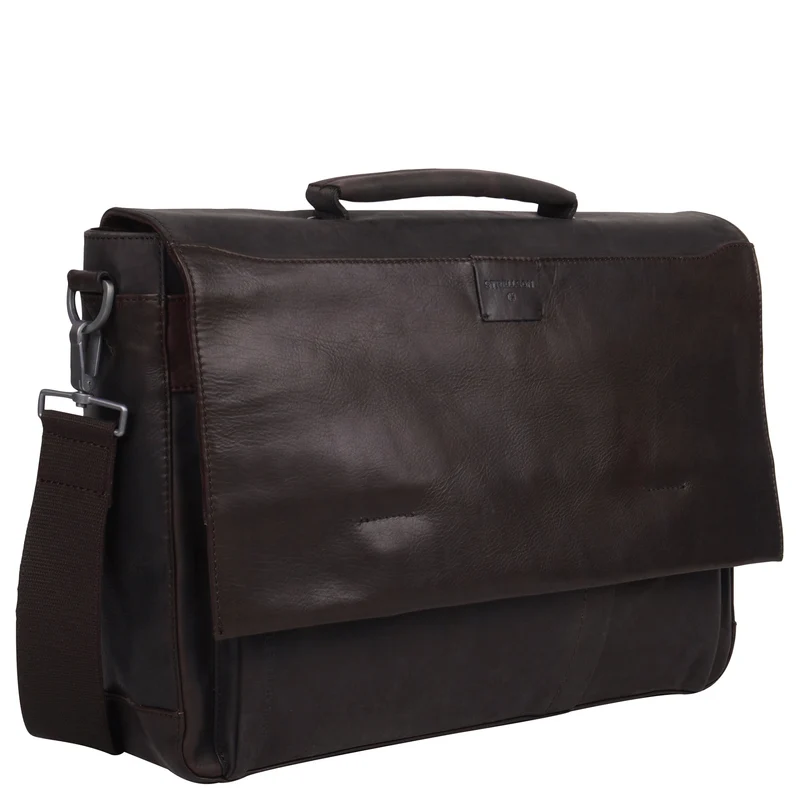 Strellson Brick Lane Jim - Messenger Bag L 40 cm (dark brown)