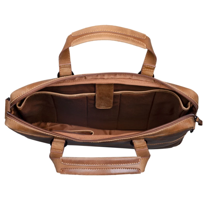 B-WARE "Cornelius" Leder Aktentasche 15.6 Zoll