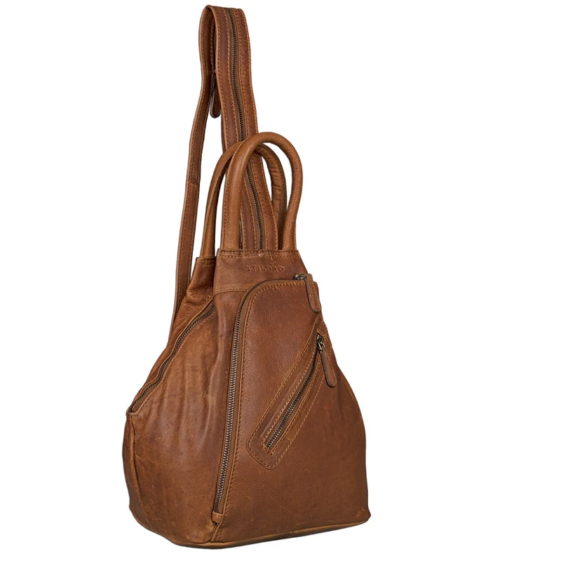 B-WARE Damen Rucksack Vintage mit Henkel