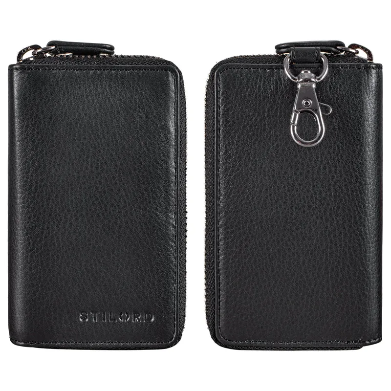 "Fidelis" Leder Schlüsselmäppchen Vintage