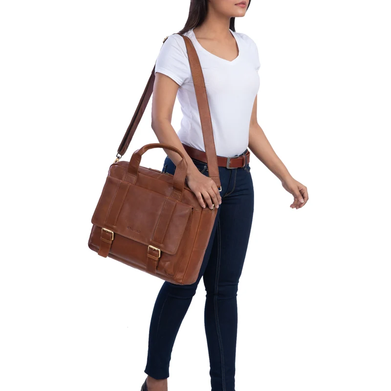 B-WARE "Jairo" Vintage Business Tasche Leder