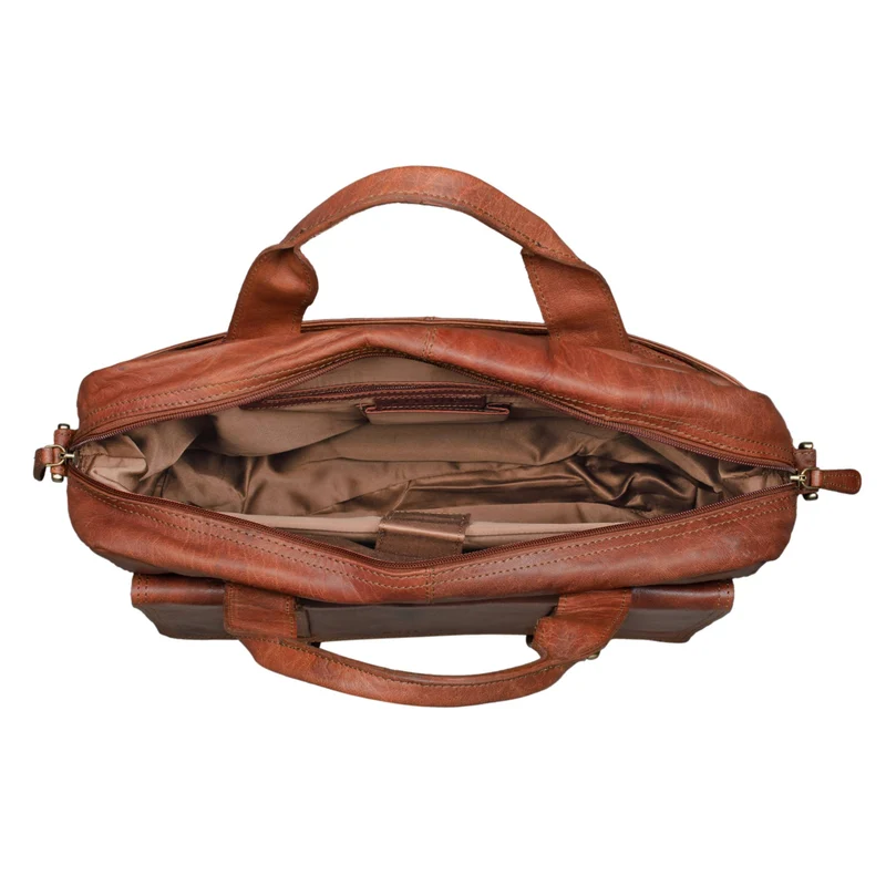 B-WARE "Jairo" Vintage Business Tasche Leder