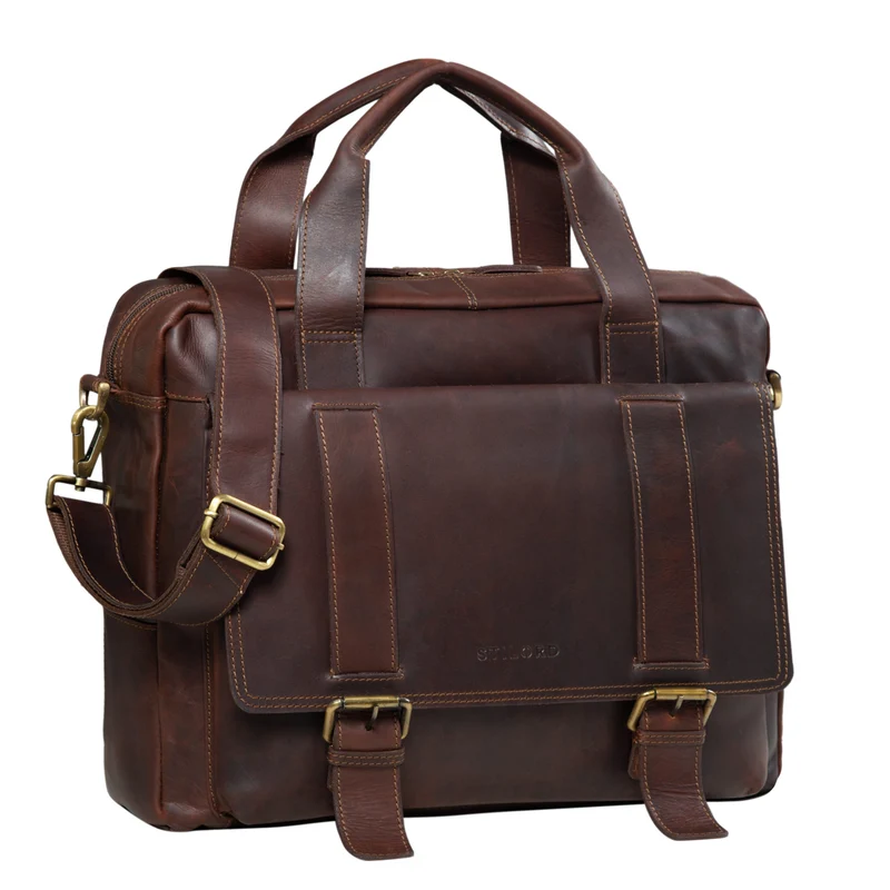 B-WARE "Jairo" Vintage Business Tasche Leder