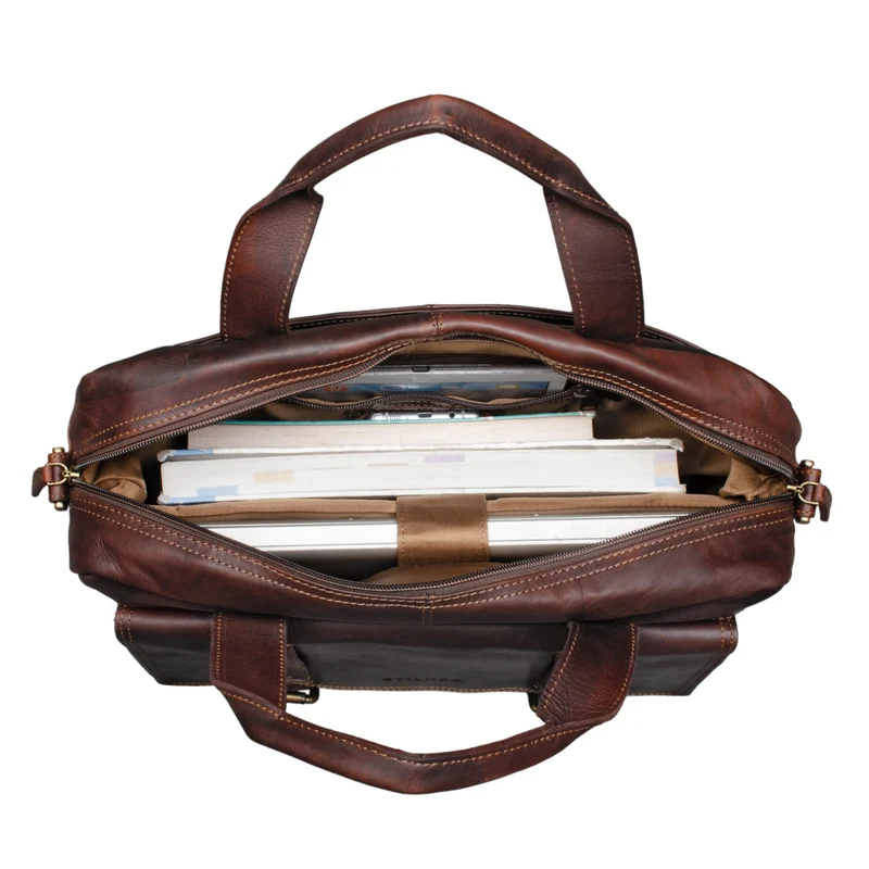 B-WARE "Jairo" Vintage Business Tasche Leder