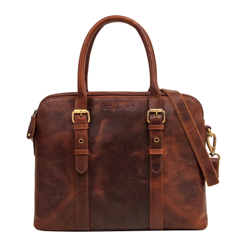 "Eden" Businesstasche Damen Leder Vintage
