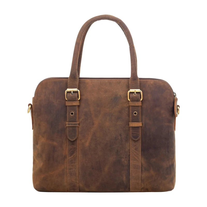 "Eden" Businesstasche Damen Leder Vintage