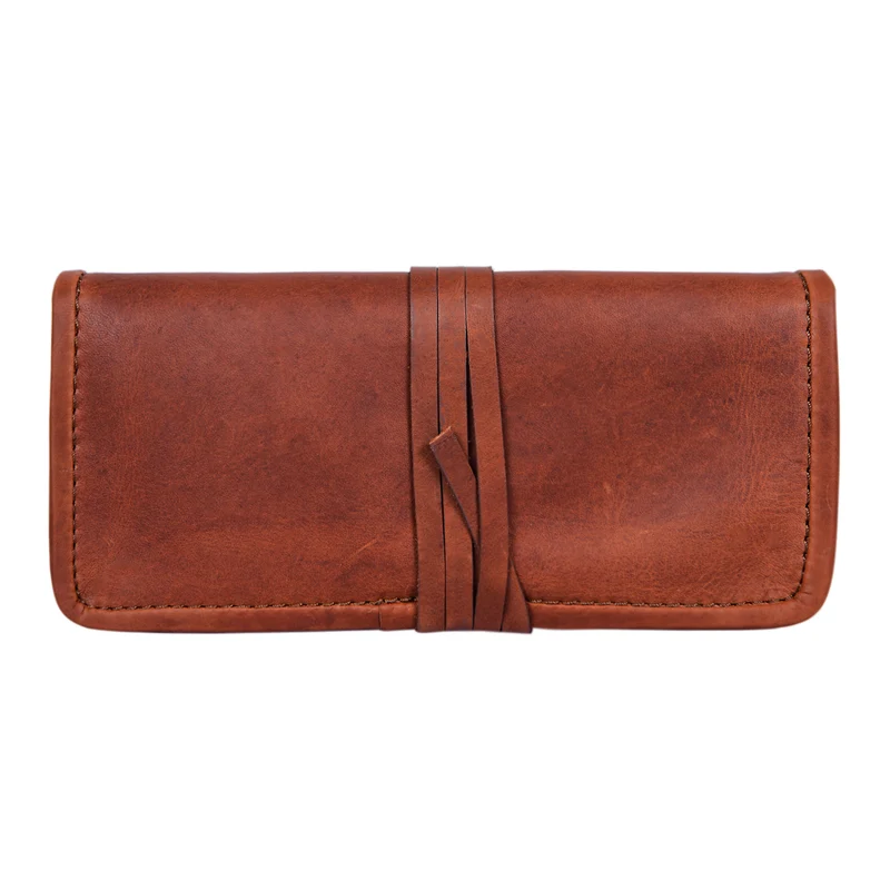 B-WARE "Lenny" Federmäppchen Leder Vintage