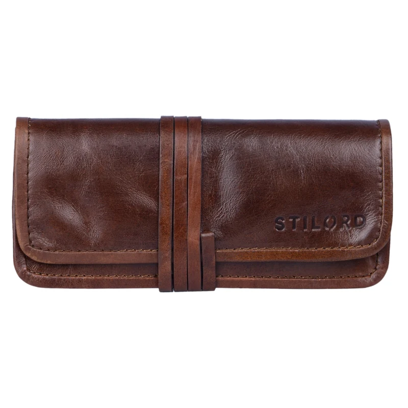 B-WARE "Lenny" Federmäppchen Leder Vintage
