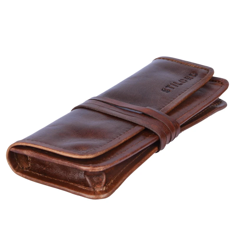 B-WARE "Lenny" Federmäppchen Leder Vintage