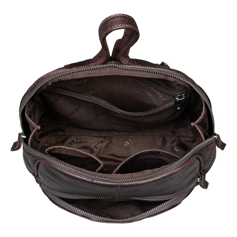 "Margot" Daypack Damen Leder Klein Vintage Rucksack Rucksackhandtasche