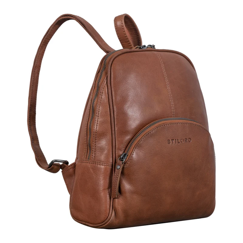 "Margot" Daypack Damen Leder Klein Vintage Rucksack Rucksackhandtasche