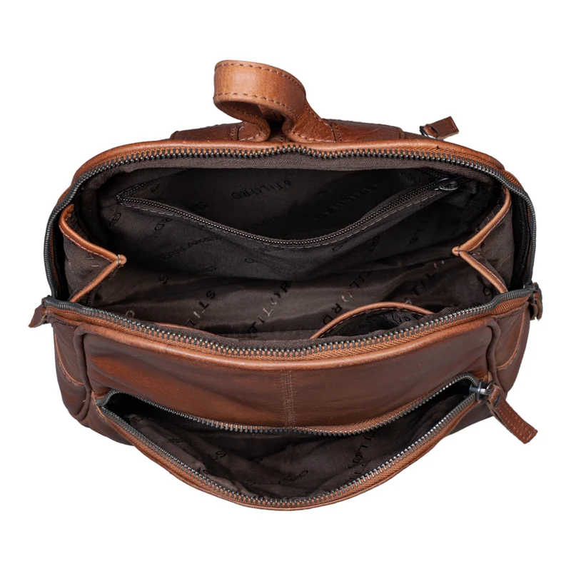 "Margot" Daypack Damen Leder Klein Vintage Rucksack Rucksackhandtasche