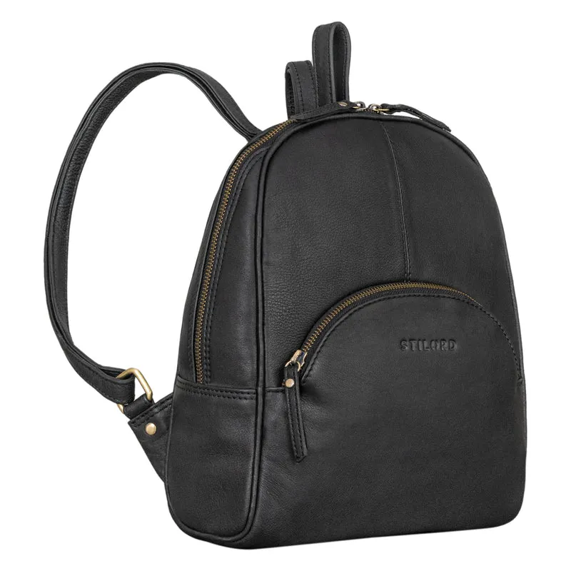 "Margot" Daypack Damen Leder Klein Vintage Rucksack Rucksackhandtasche