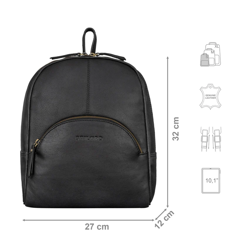 "Margot" Daypack Damen Leder Klein Vintage Rucksack Rucksackhandtasche