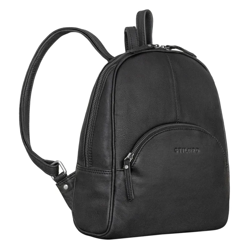 "Margot" Daypack Damen Leder Klein Vintage Rucksack Rucksackhandtasche