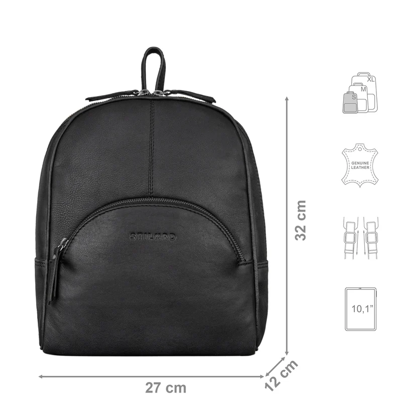 "Margot" Daypack Damen Leder Klein Vintage Rucksack Rucksackhandtasche