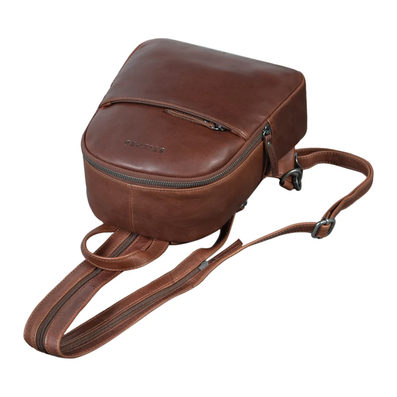 "Rey" 2-in-1 Crossbody Rucksack Sling Bag Leder Damen klein