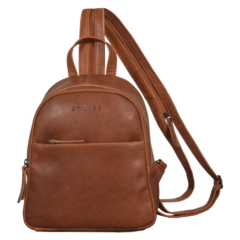 "Rey" 2-in-1 Crossbody Rucksack Sling Bag Leder Damen klein