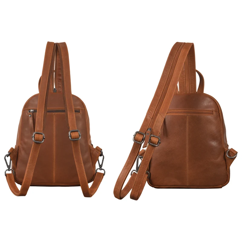 "Rey" 2-in-1 Crossbody Rucksack Sling Bag Leder Damen klein