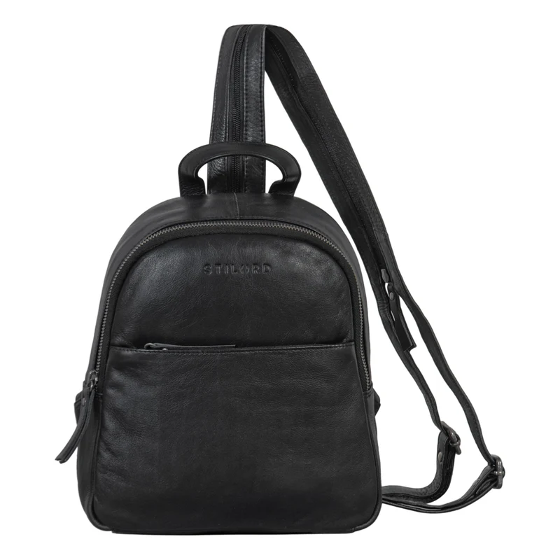 "Rey" 2-in-1 Crossbody Rucksack Sling Bag Leder Damen klein