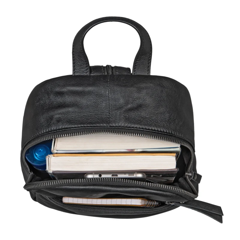 "Rey" 2-in-1 Crossbody Rucksack Sling Bag Leder Damen klein