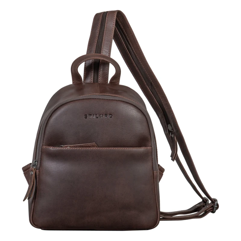 "Rey" 2-in-1 Crossbody Rucksack Sling Bag Leder Damen klein