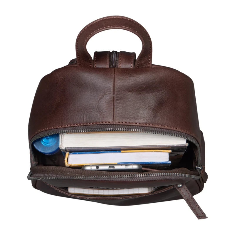 "Rey" 2-in-1 Crossbody Rucksack Sling Bag Leder Damen klein