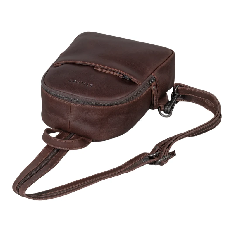 "Rey" 2-in-1 Crossbody Rucksack Sling Bag Leder Damen klein