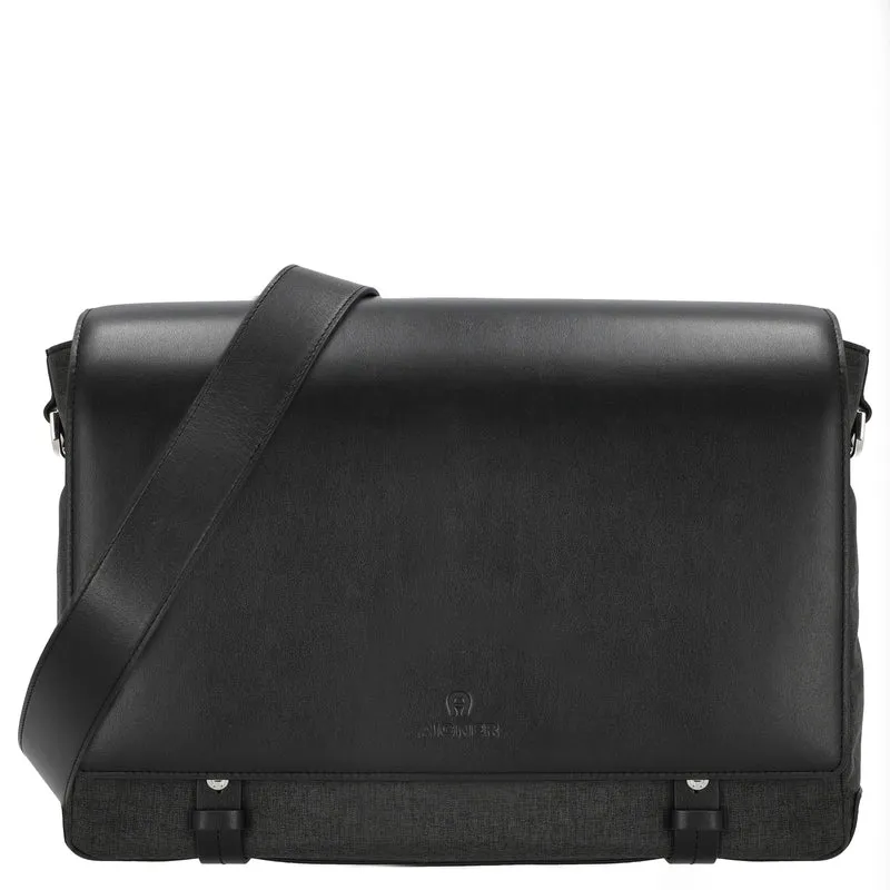Aigner Torino L - Umhängetasche 36 cm (black)