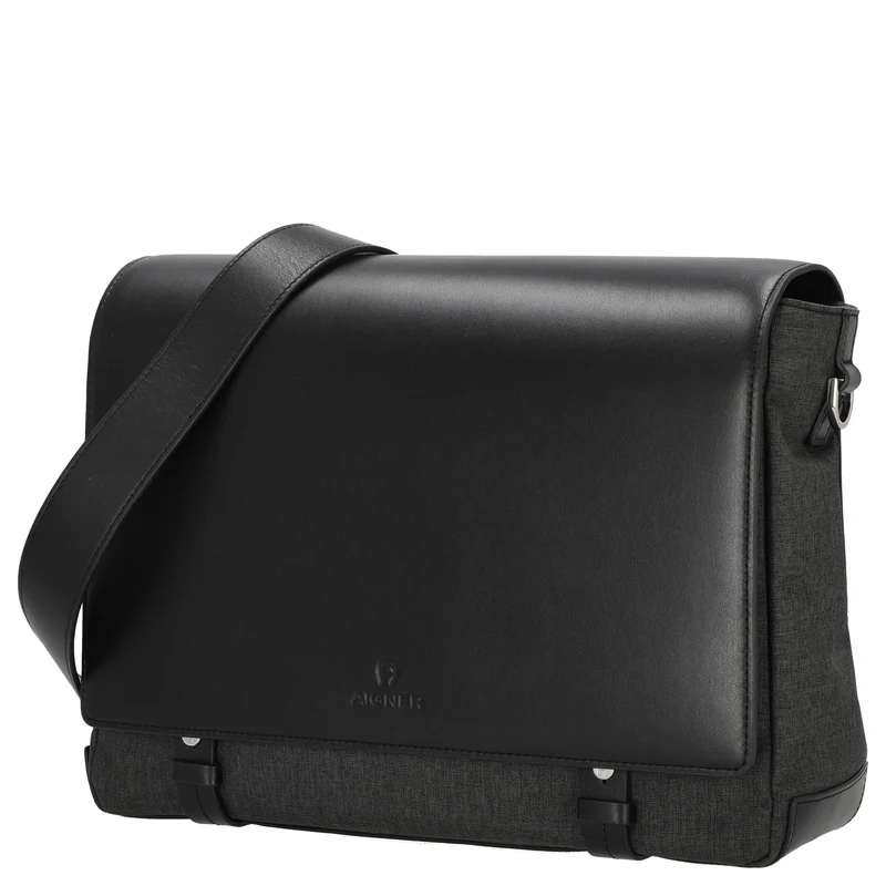 Aigner Torino L - Umhängetasche 36 cm (black)