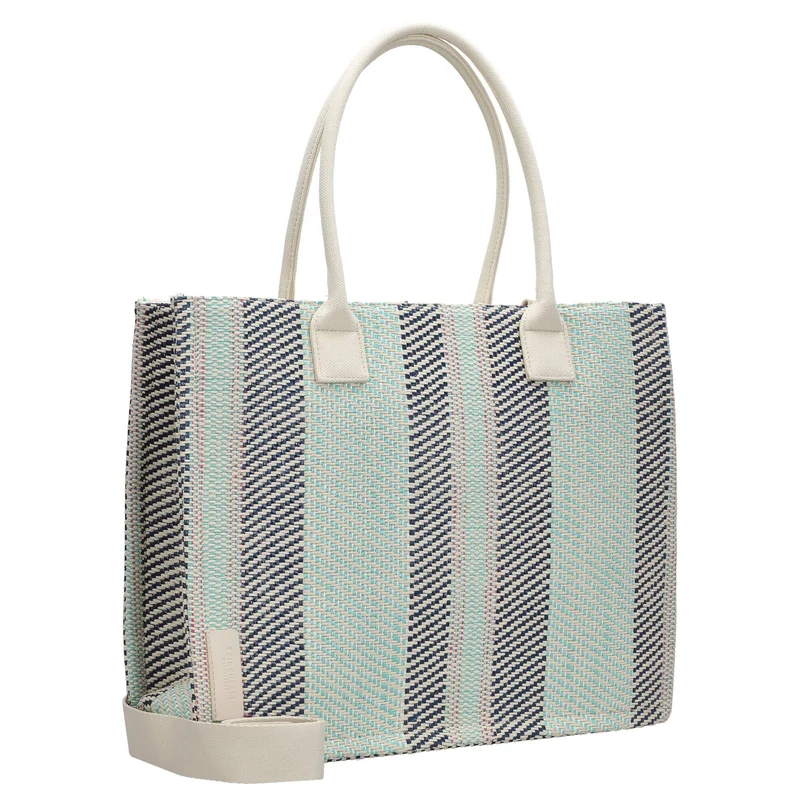 Seidenfelt Hulu - Shopper 40 cm (aqua mix)