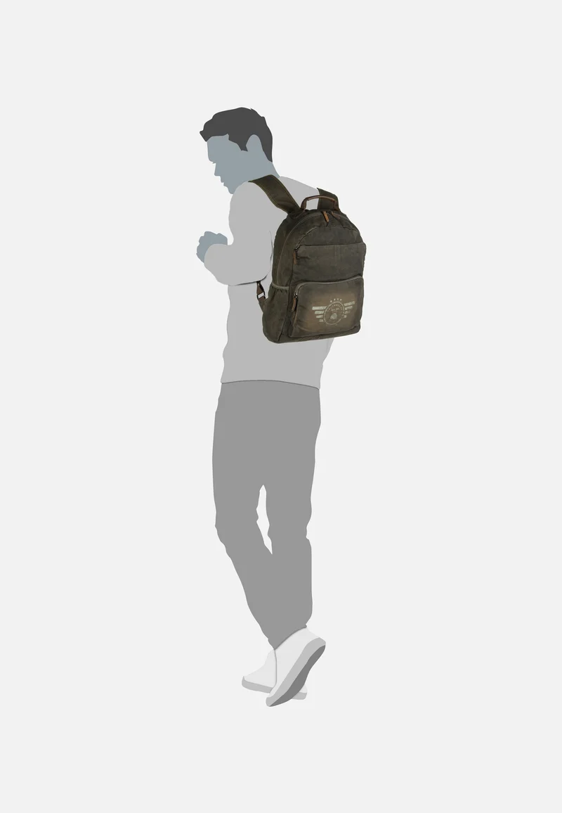Vintage Aviator 5908 Khaki - Rucksack