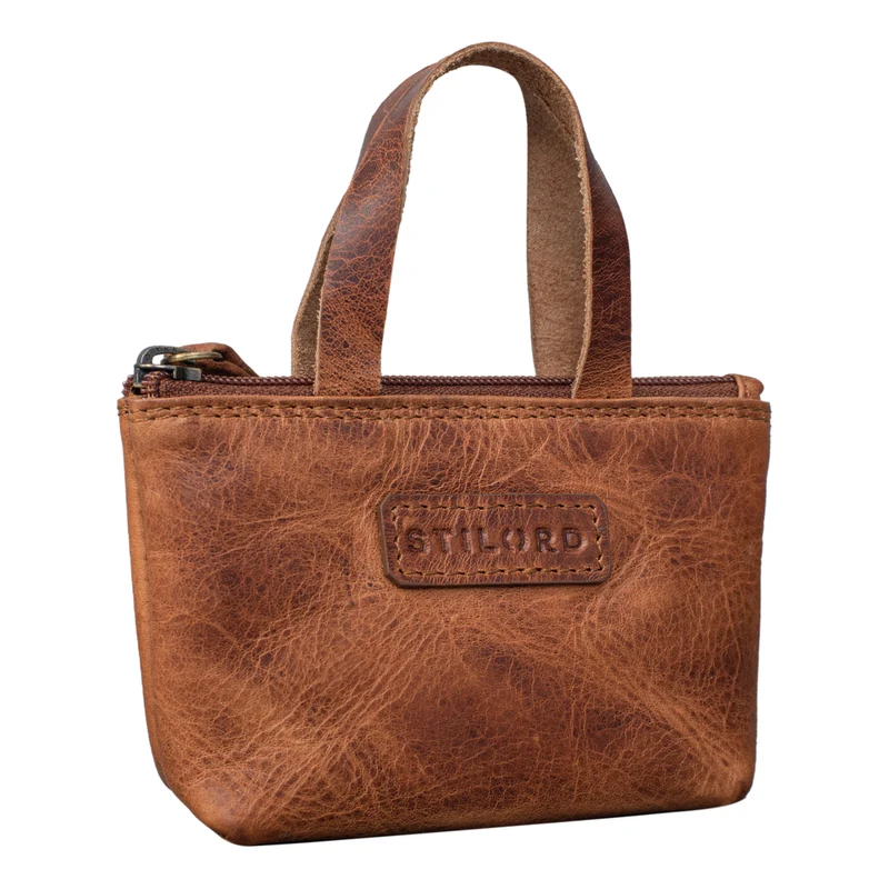 "Laura" Mini Schlüsseletui Leder - Schlüssel-Tasche Damen