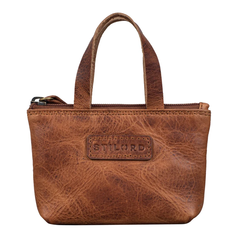 "Laura" Mini Schlüsseletui Leder - Schlüssel-Tasche Damen